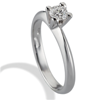 Anello Gemoro Donna Solitari in Oro bianco Diamante 0.20 Ct SS405BIA20 - SS405BIA20